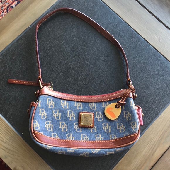 Vintage Denim Dooney & Bourke Mini Shoulder Bag - Picture 1 of 5